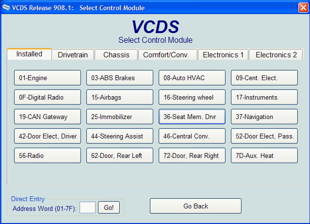 Ross tech VCDS vagcom mods and tweaks for mk5 VW Jetta, Golf, and