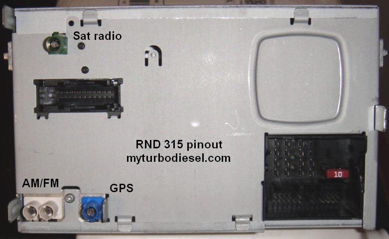 RNS315 Navigation System Overview – Eurozone Tuning