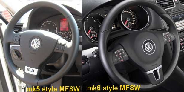 mk5 tdi jetta mk6 mfsw swap shifter paddle loyal golfmk6