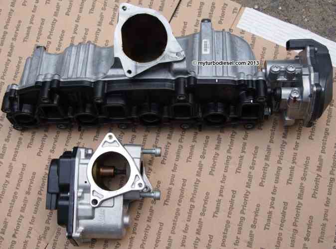 How to remove the intake manifold and EGR on VW Audi TDI 2.0L engine on Jetta, Golf, JSW