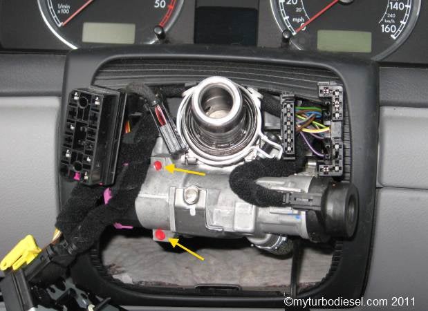 vw passat ignition lock cylinder replacement